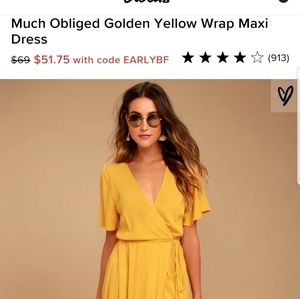 Lulus wrap dress